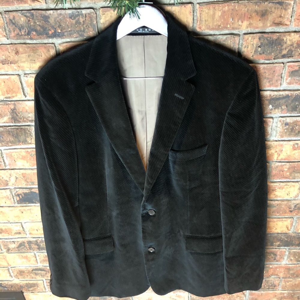 Hugo Boss 44 R Pasolini Sports Coat Black Velvet